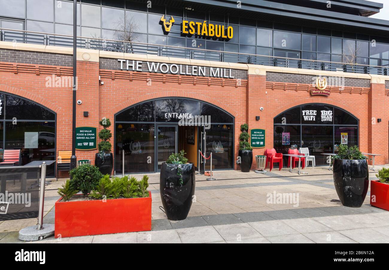 The Woolen Mill pub and restaurant in Darlington,England,UK Stock Photo Alamy