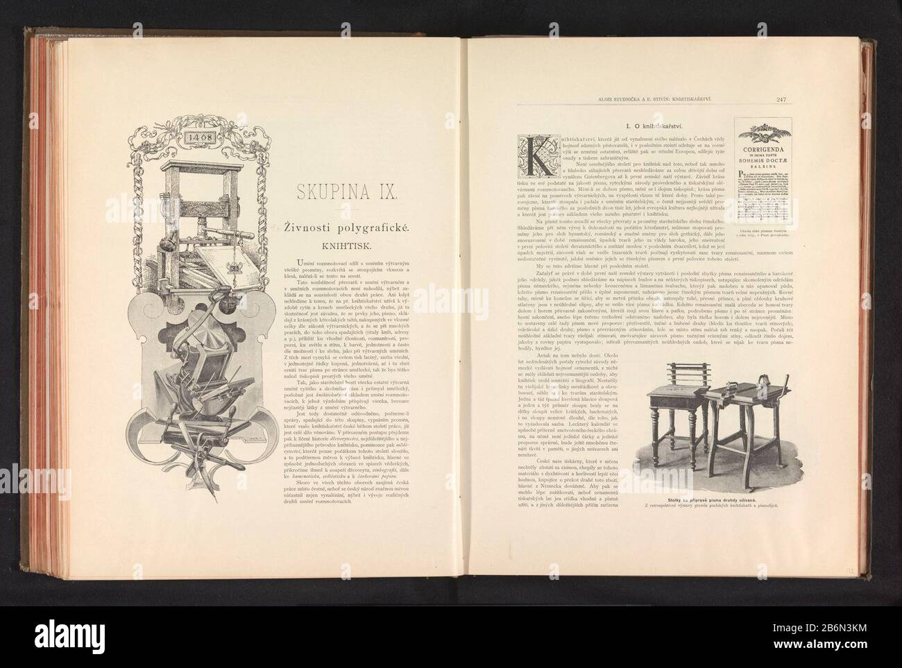 Fotoreproductie Van Een Tekening Voorstellende Instrumenten Voor