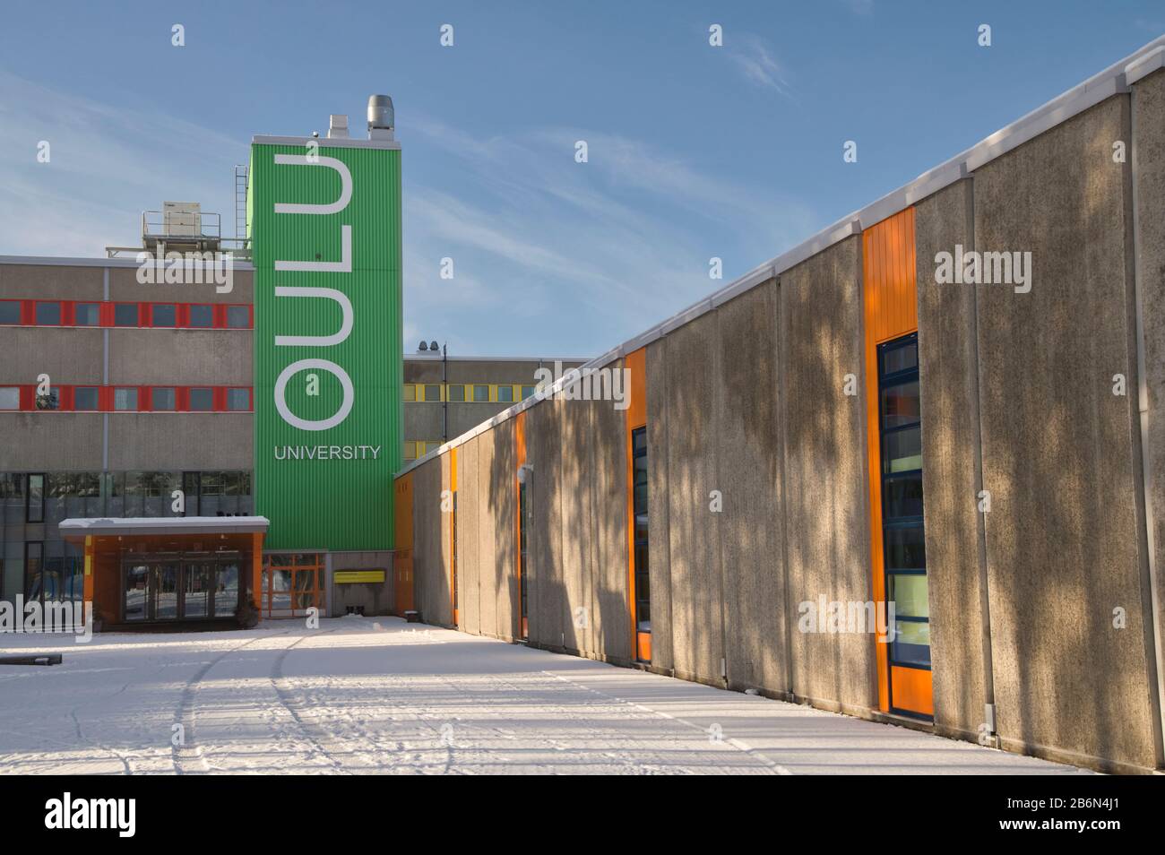 Oulu university in Oulu, Finland Stock Photo