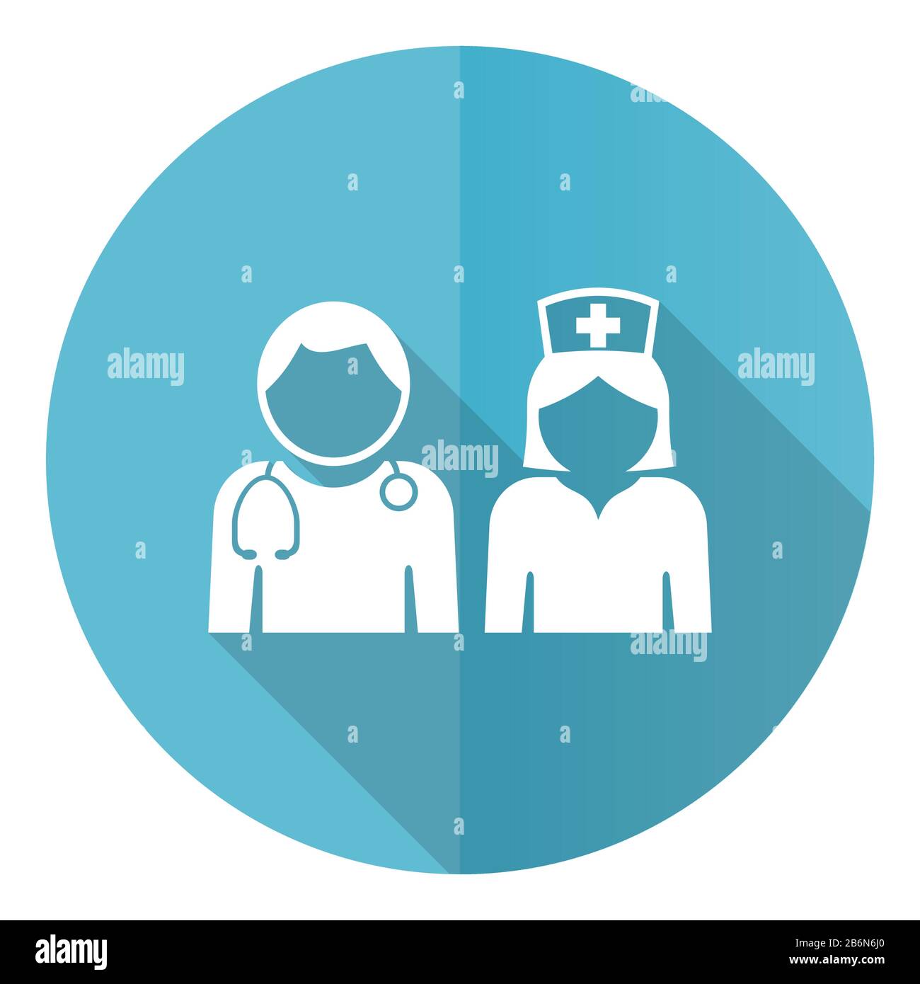 Shadow female doctor Stock Vector Images - Alamy