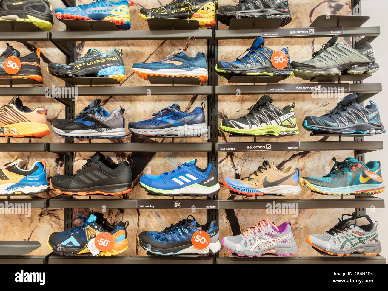 Salomon shoes hi-res stock photography and images