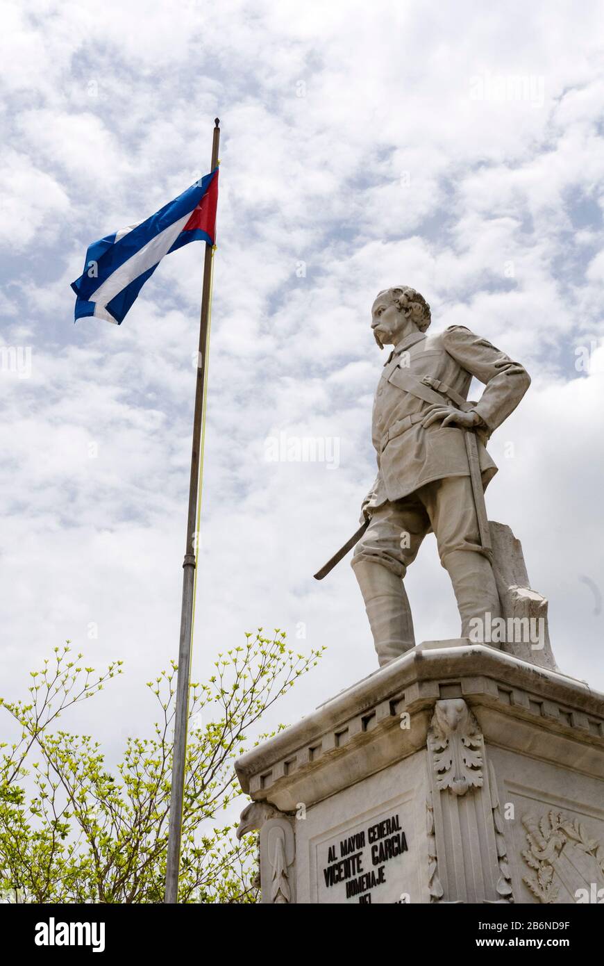 Monument to Major General Vicente García. Las Tunas. Cuba Stock Photo