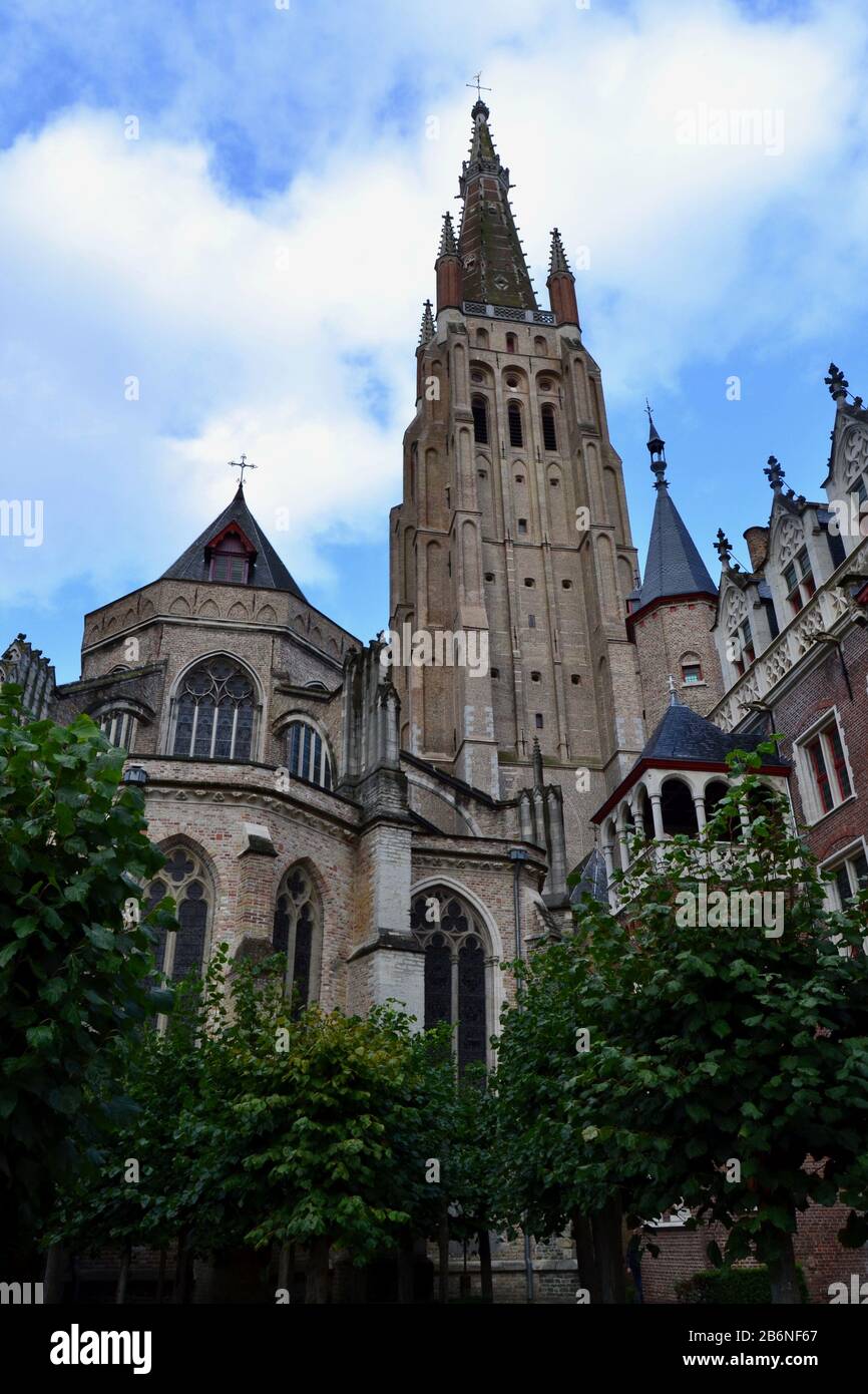 Chiesa di Nostra Signora, Bruges, Belgium Stock Photo