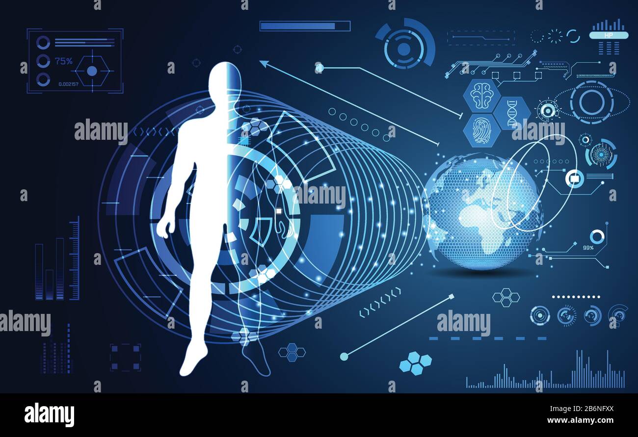 abstract technology ui futuristic concept hud interface hologram ...