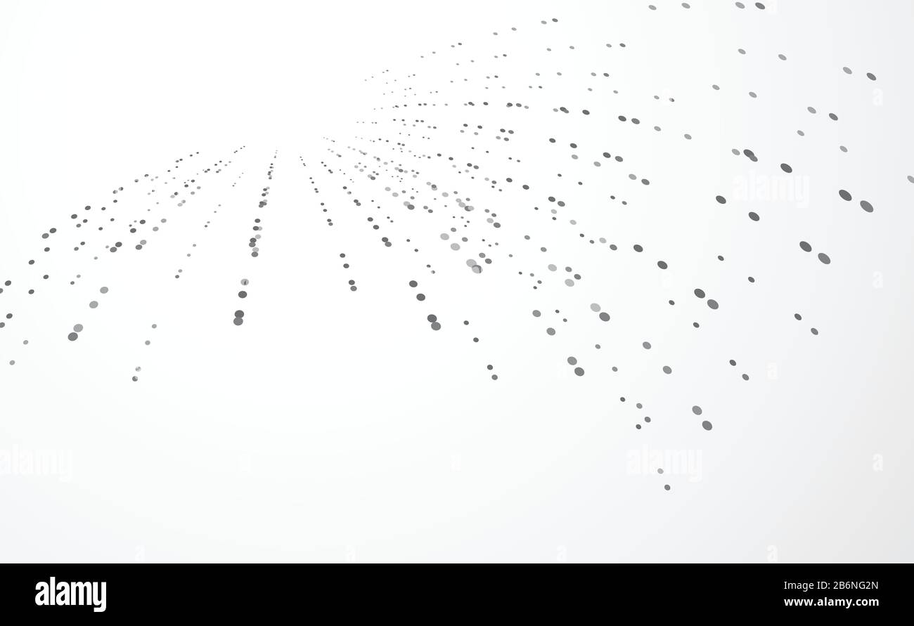 abstract technology futuristic concept circle dot gray digital on hi ...
