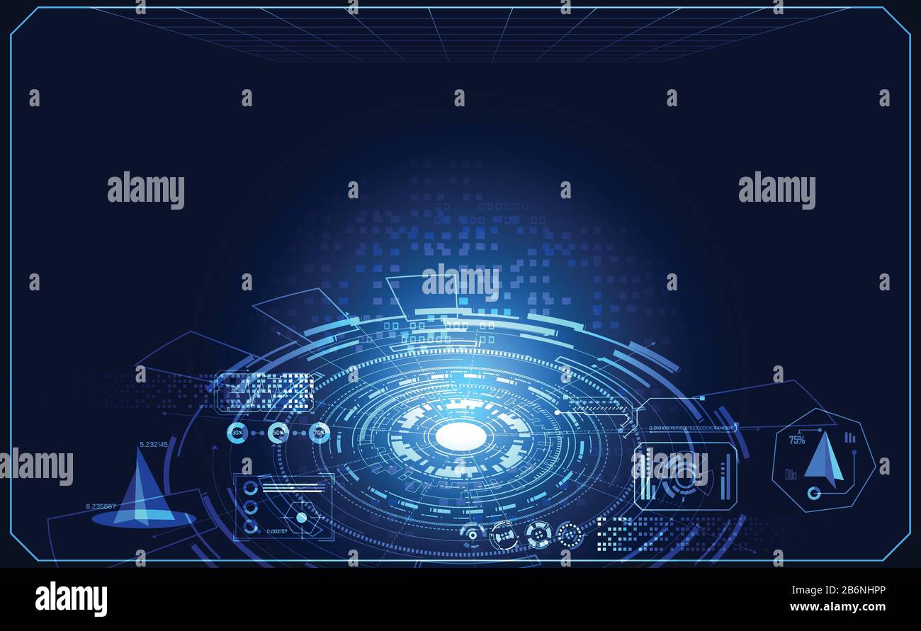 abstract technology ui futuristic concept hud interface hologram ...