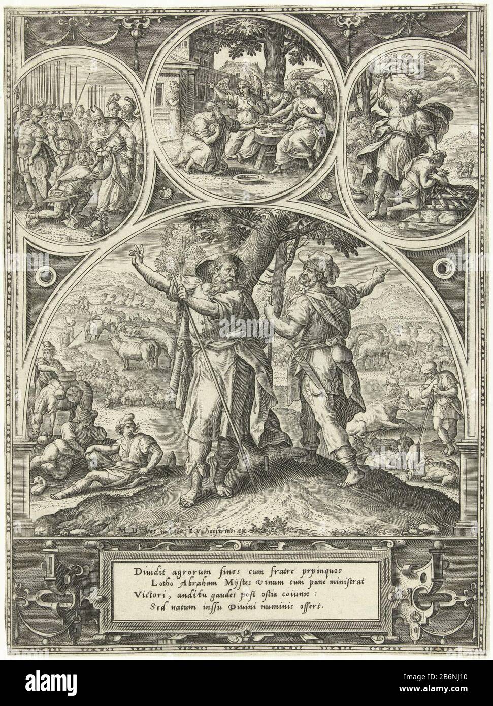 Abraham and lot decide to separate ways and in different places to build a life. Abraham takes