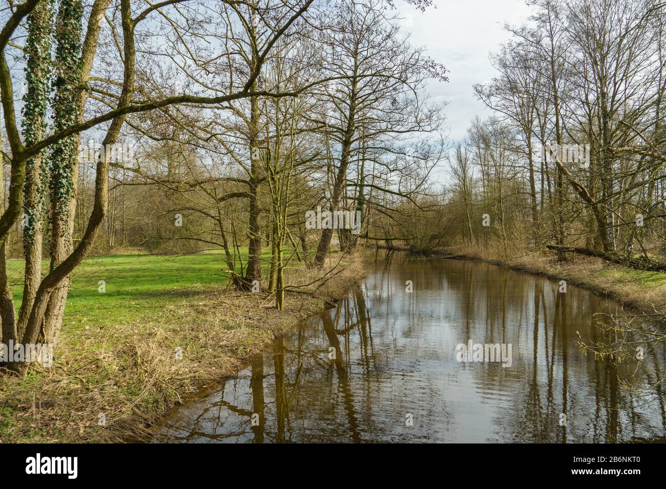 House at the river Stock Photo - Alamy