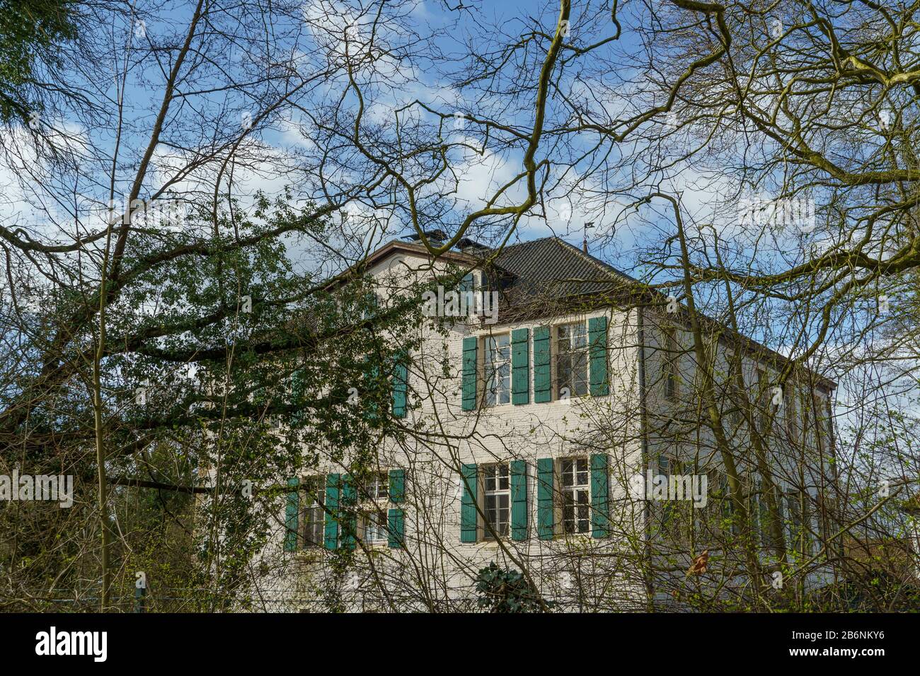 House at the river Stock Photo - Alamy