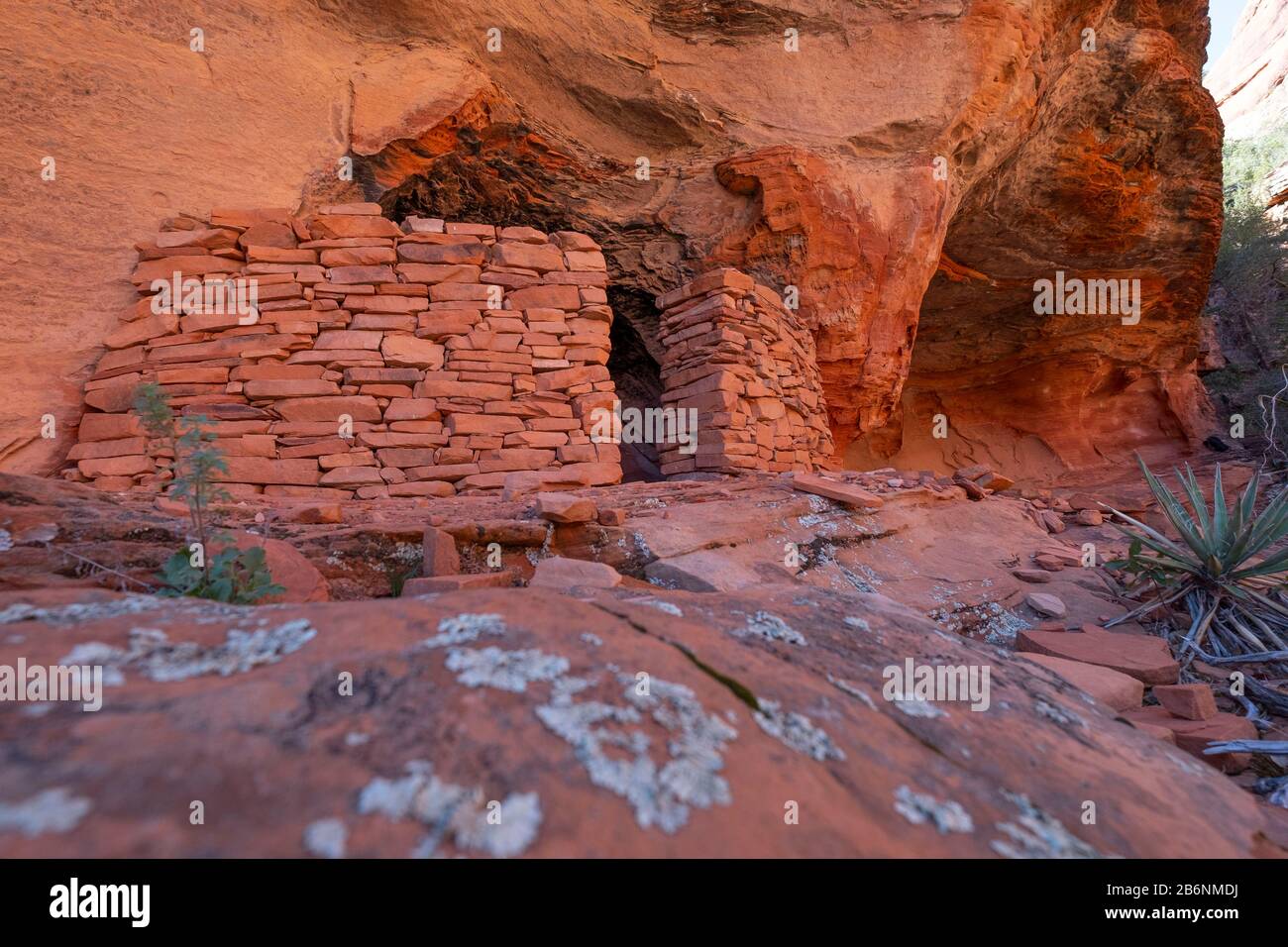 Native American indian ruins near Sedona Arizona Stock Photo Alamy