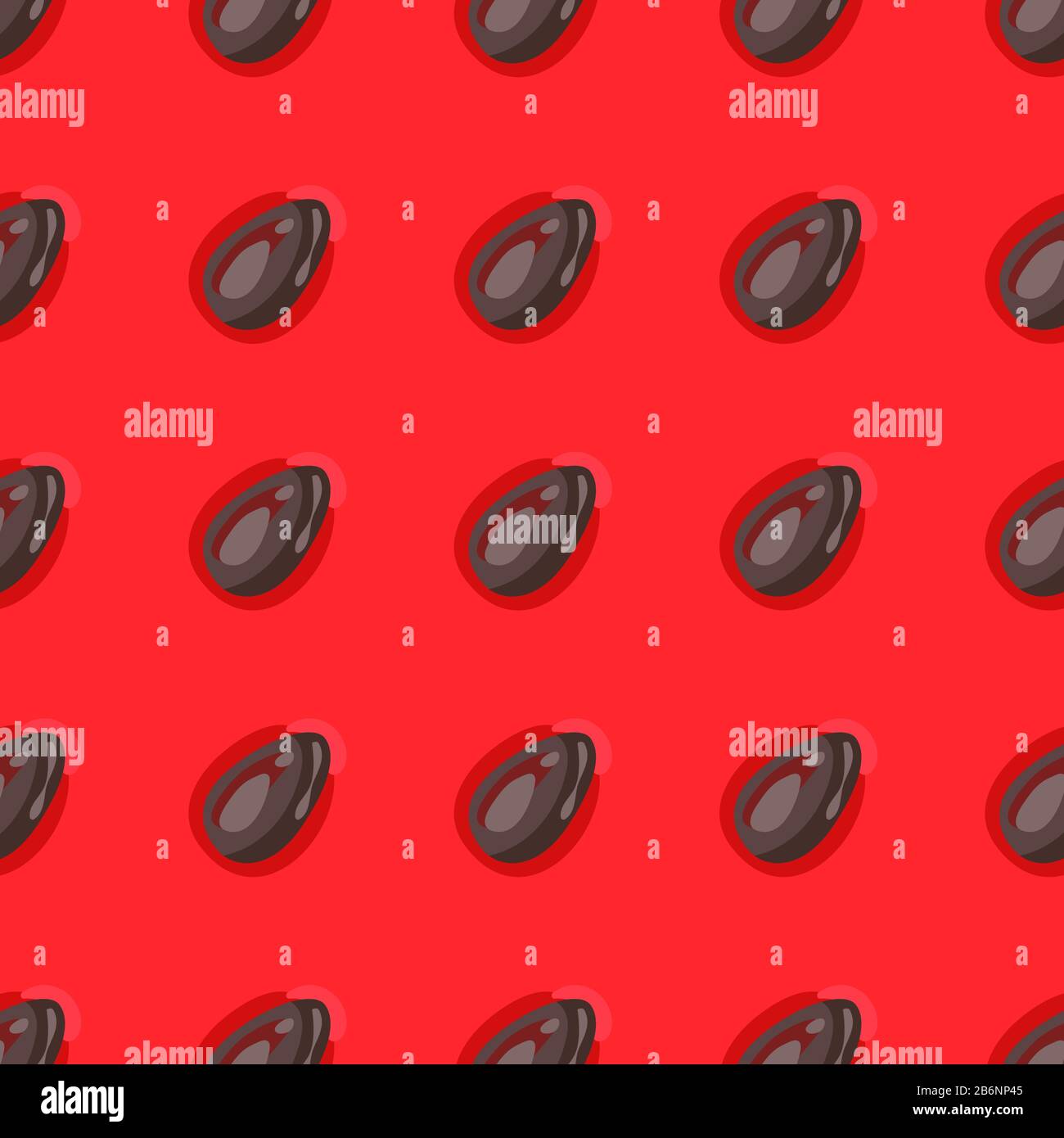 Watermelon seeds pattern Stock Vector Images - Alamy