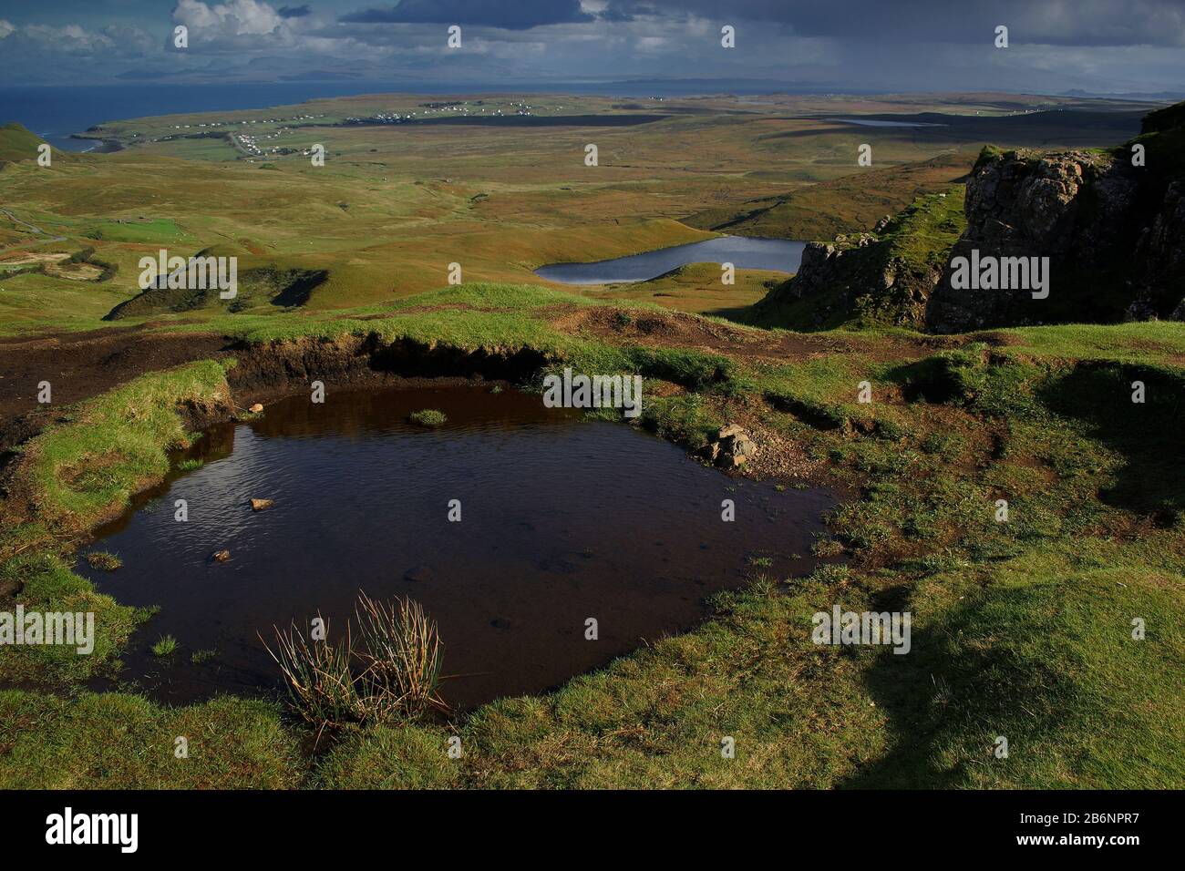 Schottland, Grossbritannien, Europa, Isle of Skye, The Quiraing, Stock Photo