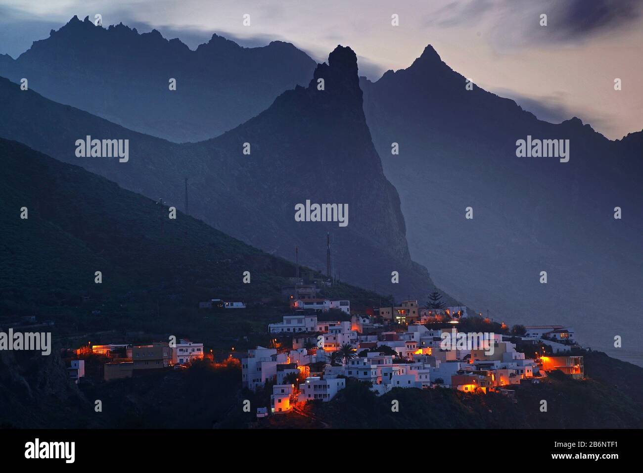 Kanarische Inseln, Anaga Gebirge, Almaciga, Stock Photo