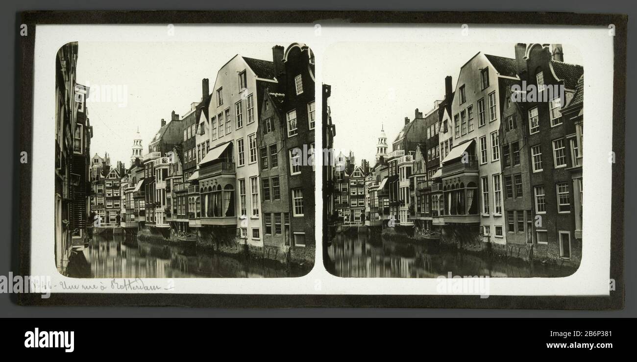 Gezicht op 't Steiger (NoUne rue a Rotterdam) View of 't Steiger (No. ..Une rue a Rotterdam) Property Type: photo stereo glass picture Item number: RP-F F08452 Manufacturer : Publisher: Alexis Gaudin et Frère (attributed to) photographer Henri Plaut (possible ) photographer: Monogrammist HPPlaats manufacture: Rotterdam Date: 1858 Physical features: stereoglasdia Material: glass Stock Photo