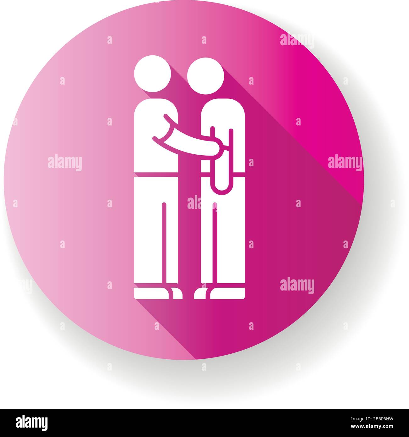 Consoling friend Stock Vector Images - Alamy