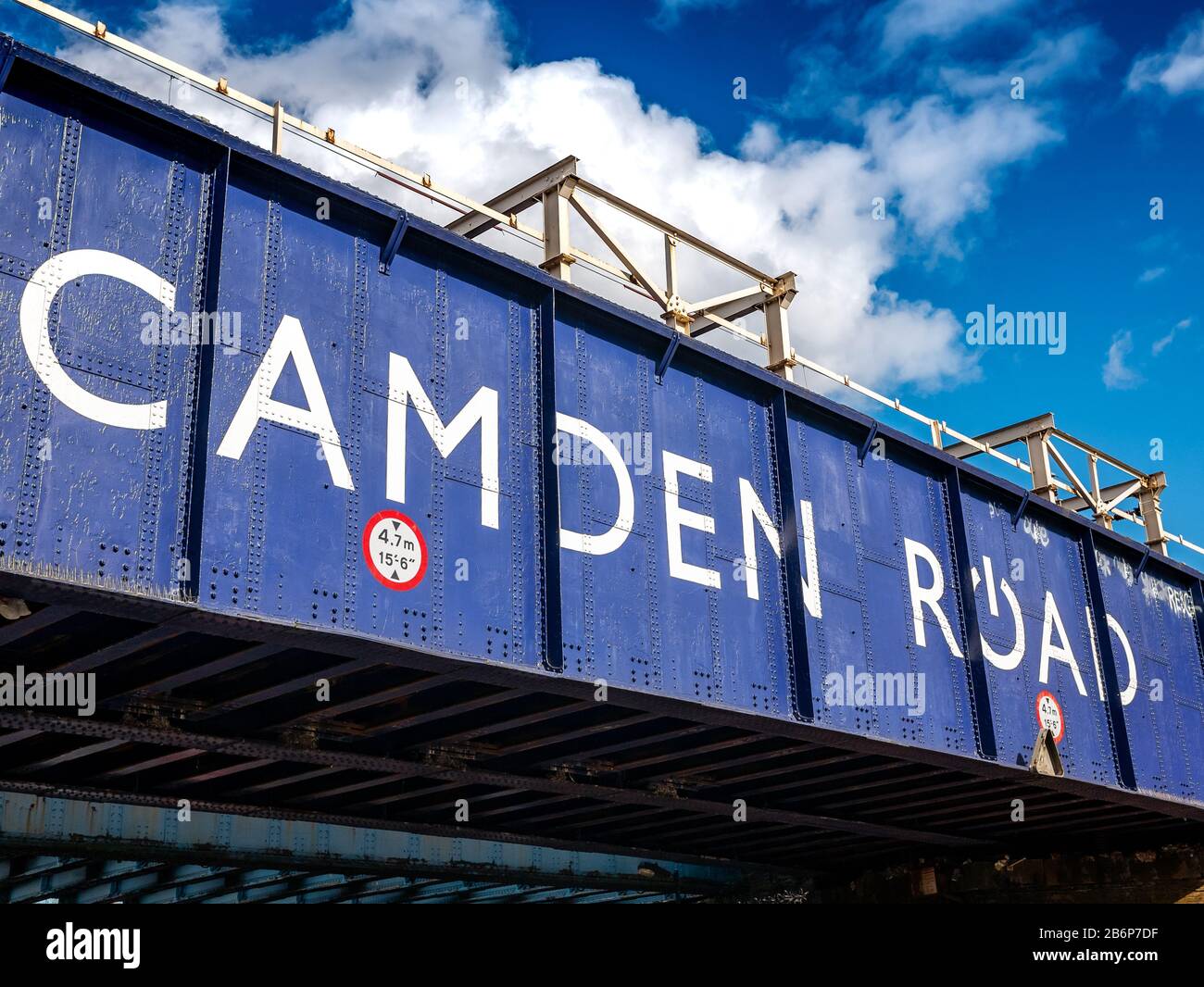 Camden Road bridge North London Stock Photo Alamy