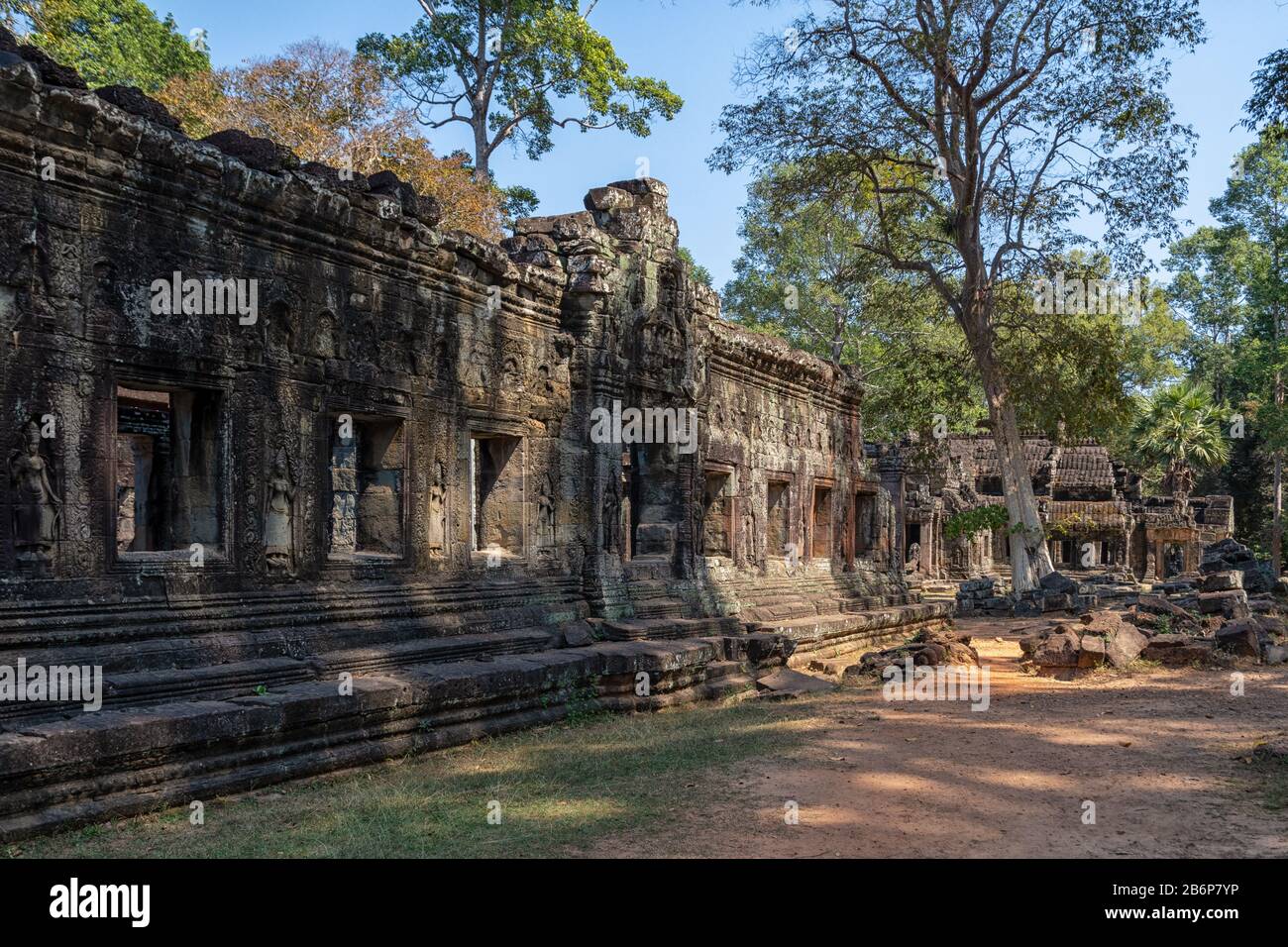 Banteay Kdei Temple in Cambodia Stock Photo