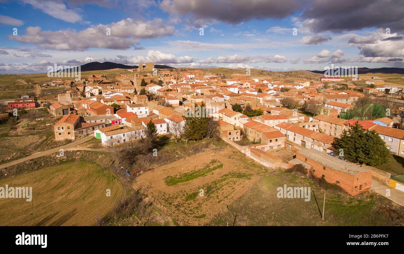 Muro de Agreda village in Soria province, Spain Stock Photo Alamy
