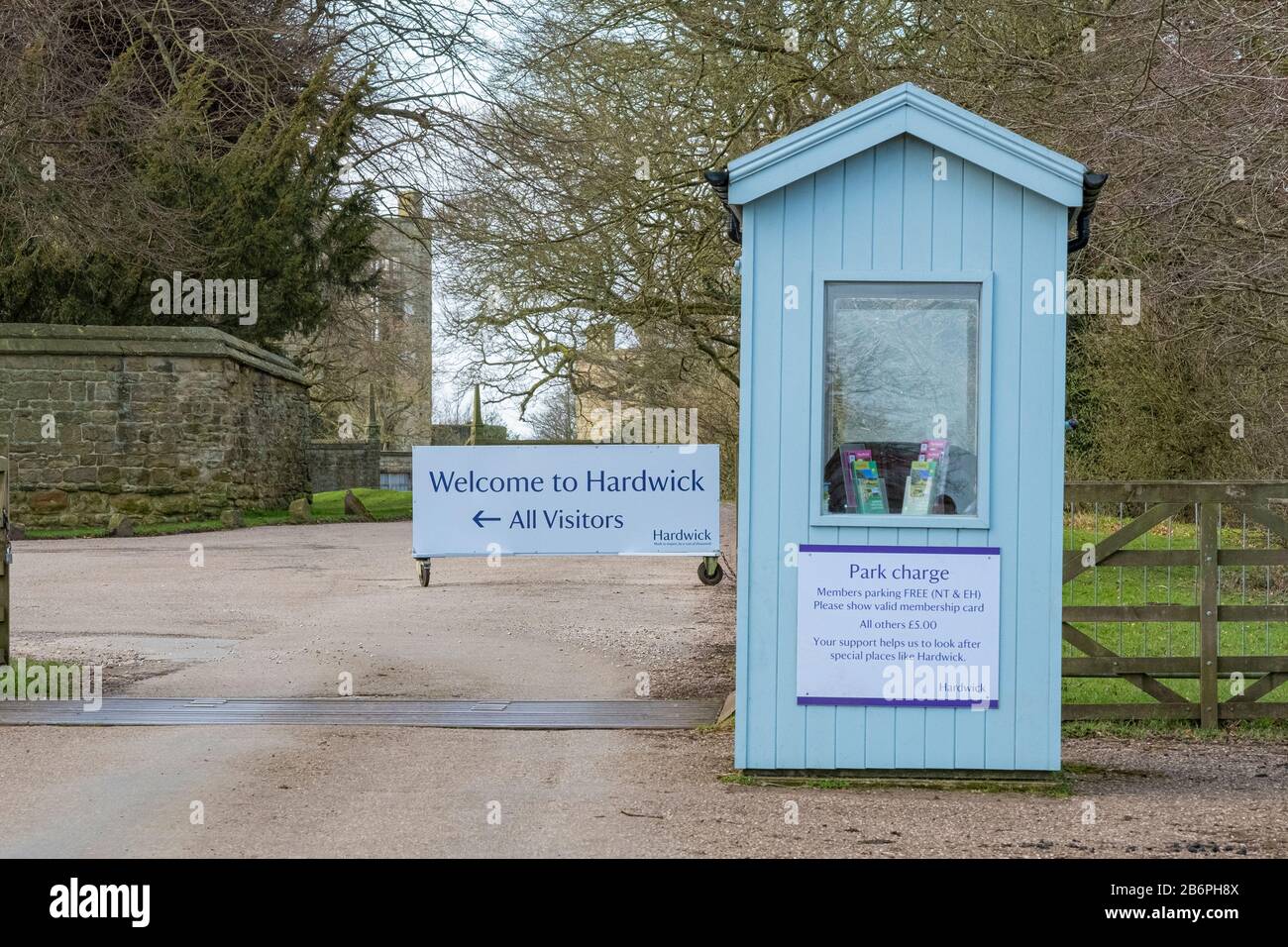 Hardwick Hall near Chesterfield, Derbyshire, England, UK Stock Photo