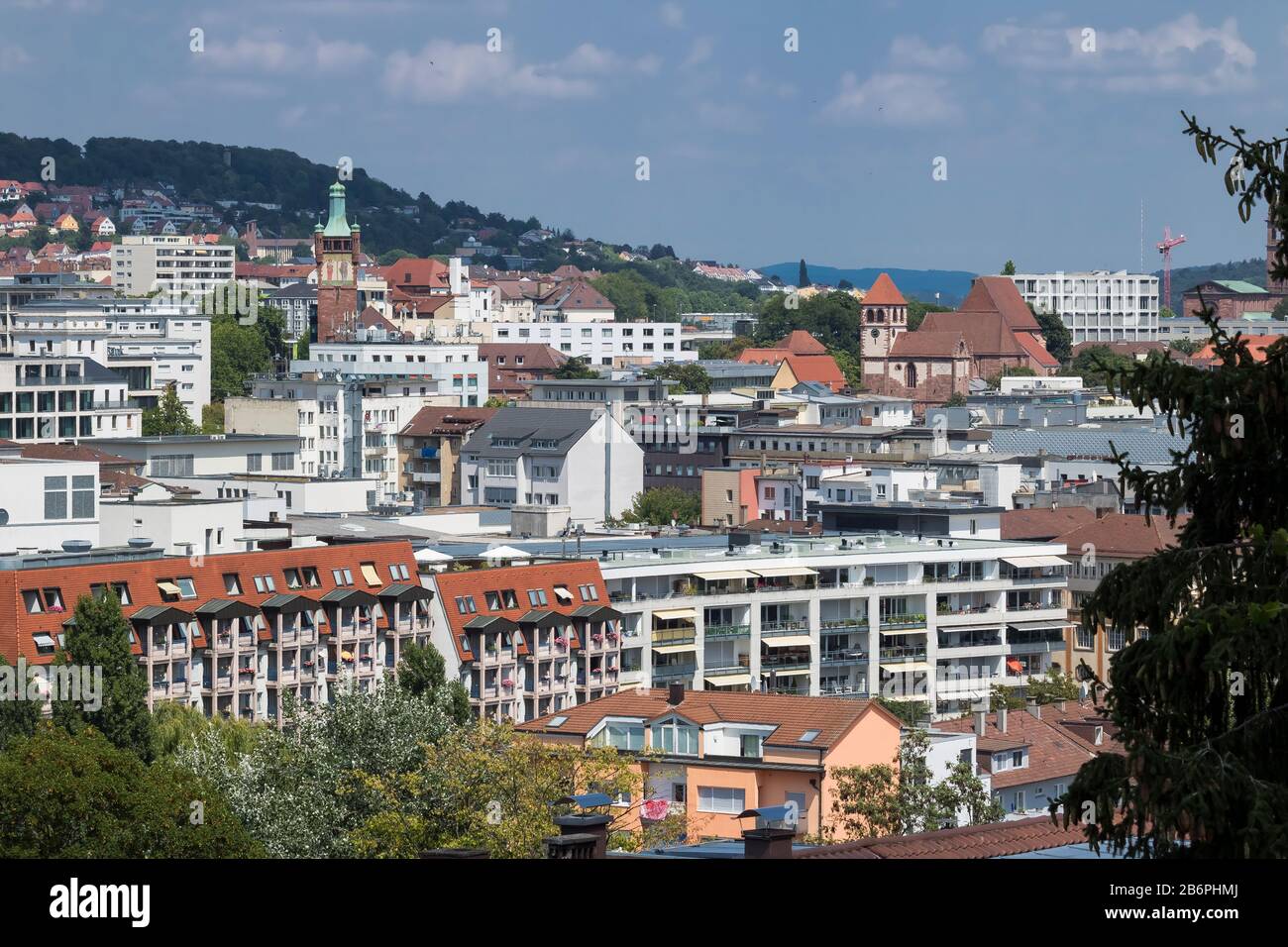 Pforzheim in the federal state of Baden-Württemberg, in the southwest of Germany. Stock Photo