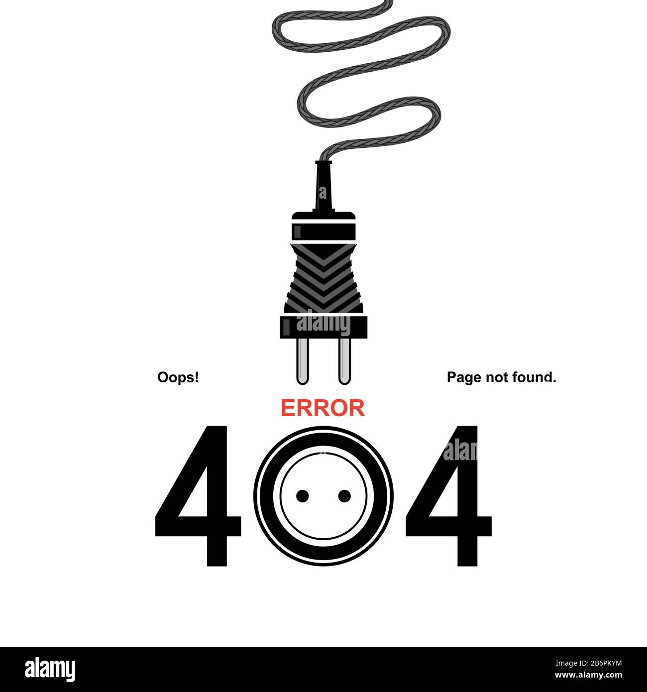 Broken electricity socket Cut Out Stock Images & Pictures - Alamy