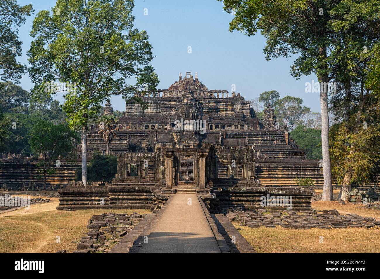 Baphuon Temple near Angkor Wat in Cambodia Stock Photo