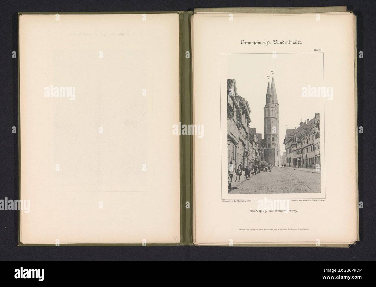 View Of The Wenden Boulevard And Saint Catherine Church In Braunschweig Wenden Strasse Mit Catharine Church Title Object Braunschweig S Baudenkmaler Series Title Property Type Photomechanical Print Page Item Number Rp F 01 7 796a Inscriptions