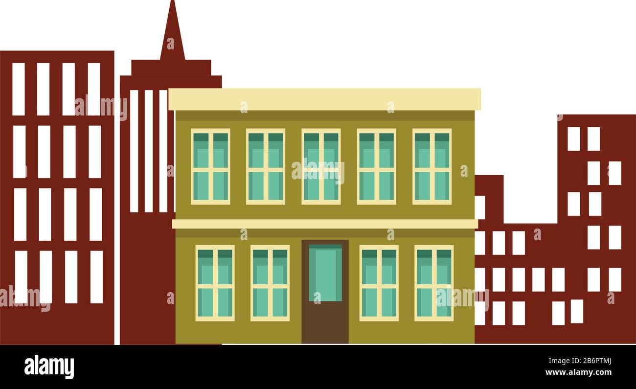 buildings with windows cityscape scene Stock Vector Image & Art - Alamy
