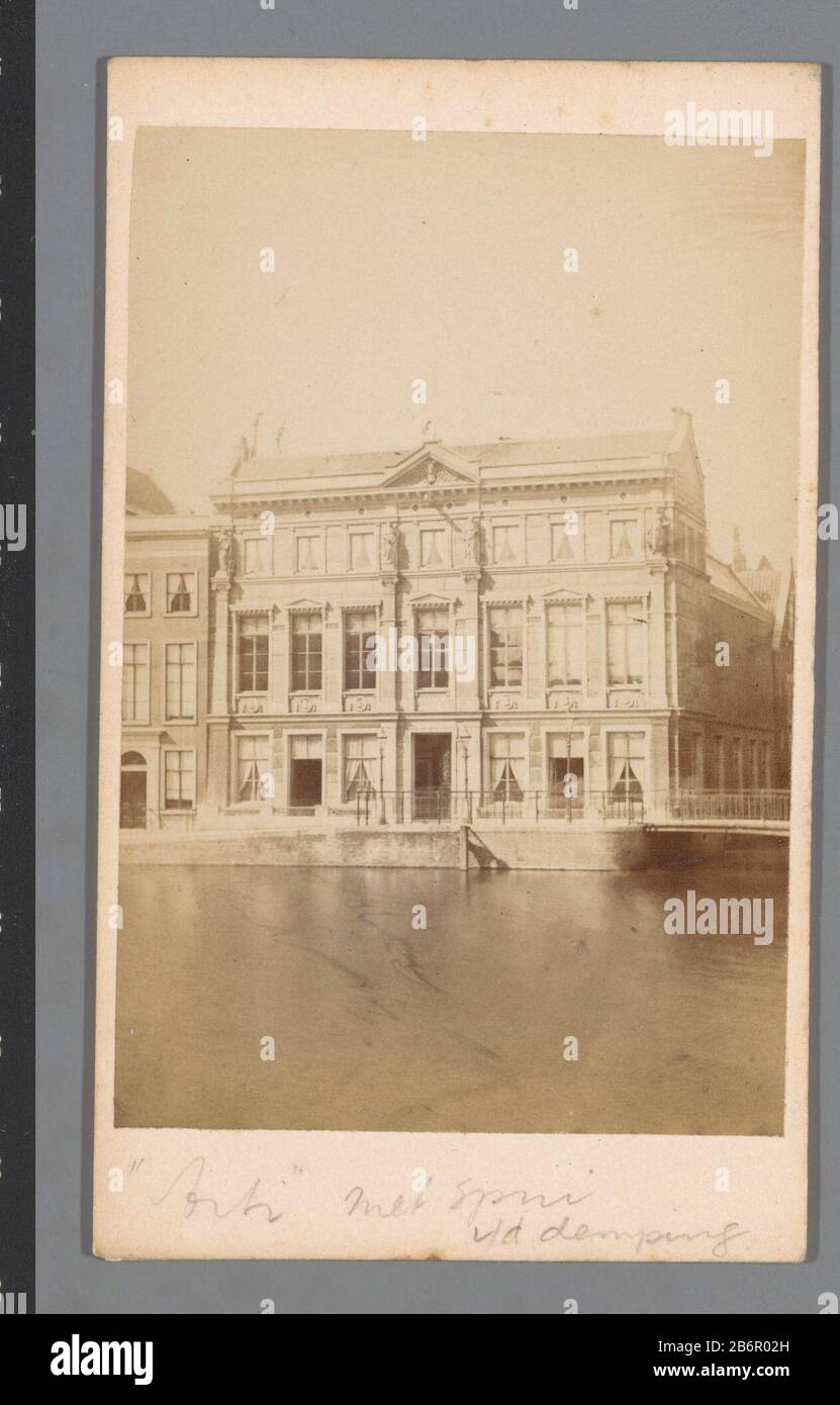 View of the society Arti et Amicitiae on the Spui in Amsterdam Property Type: photo carte de visite Object number: RP-F F19519 Inscriptions / Brands: annotation, recto, handwritten: 'Arti with Spui / v / d demping'naam, verso, hand-written, 'A. Braun Manufacture Creator: Photographer: anonymous place manufacture: Amsterdam Date: 1850 - 1882 Material: cardboard paper Technique: albumen print dimensions: Secondary medium: H 107 mm × W 64 mm Subject: club, meeting place where: SpuiWie: Arti et Amicitia Stock Photo