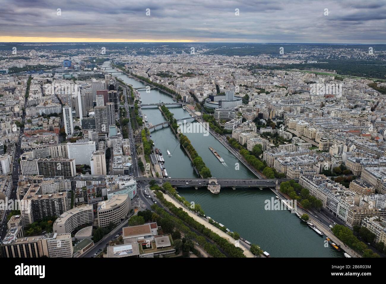 Senna river Paris, France Stock Photo