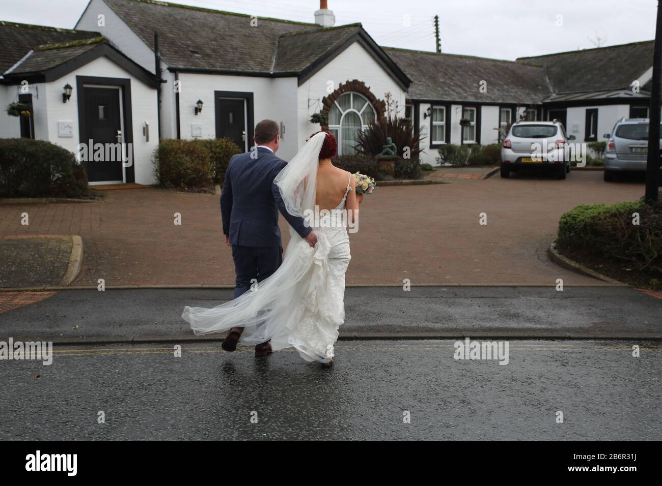 Mariage de Jolene et Andrew Jenkins / Jolene and Andrew Jenkins' wedding  Stock Photo - Alamy, image size:1300x956