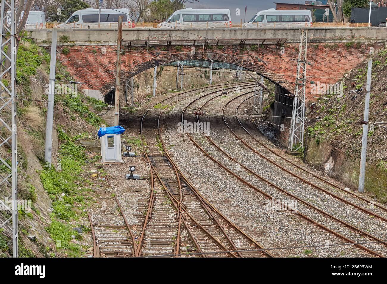 Rusty Railroad Rails High Resolution Stock Photography and Images - Alamy
