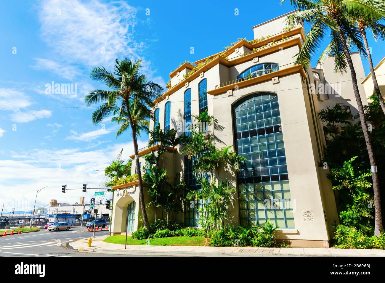 Honolulu, Oahu, Hawaii November 04, 2019 Harbor Court residential