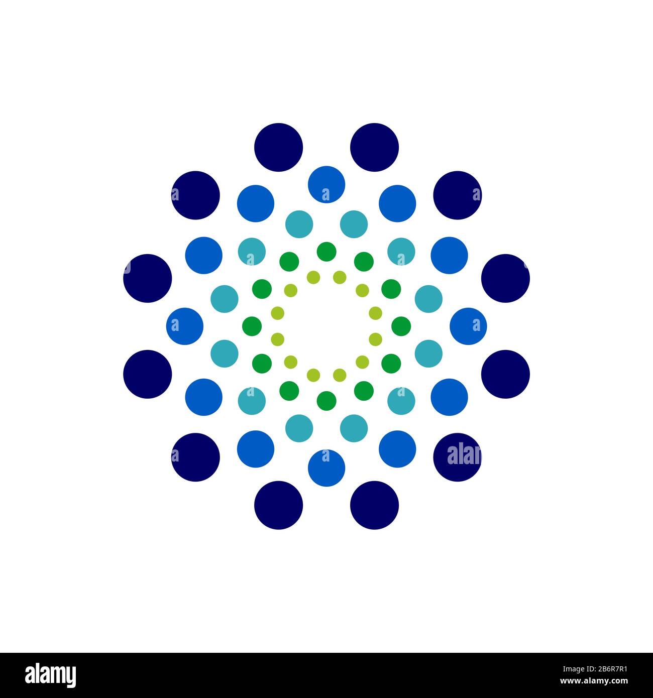 Dots Circle Molecule Logo Template Illustration Design. Vector EPS 10 ...