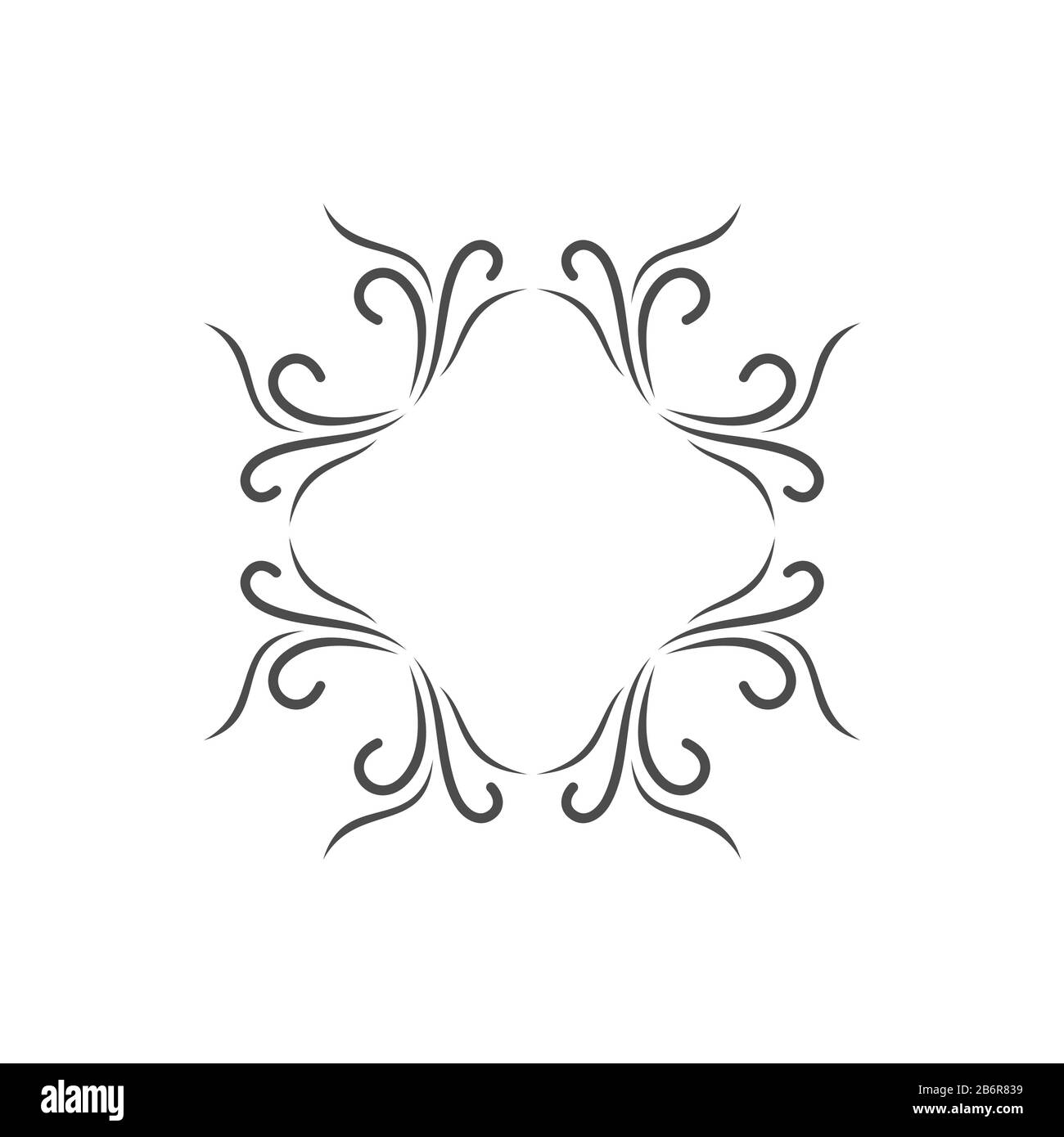 Ornamental Flower Logo Template Illustration Design. Vector EPS 10 ...
