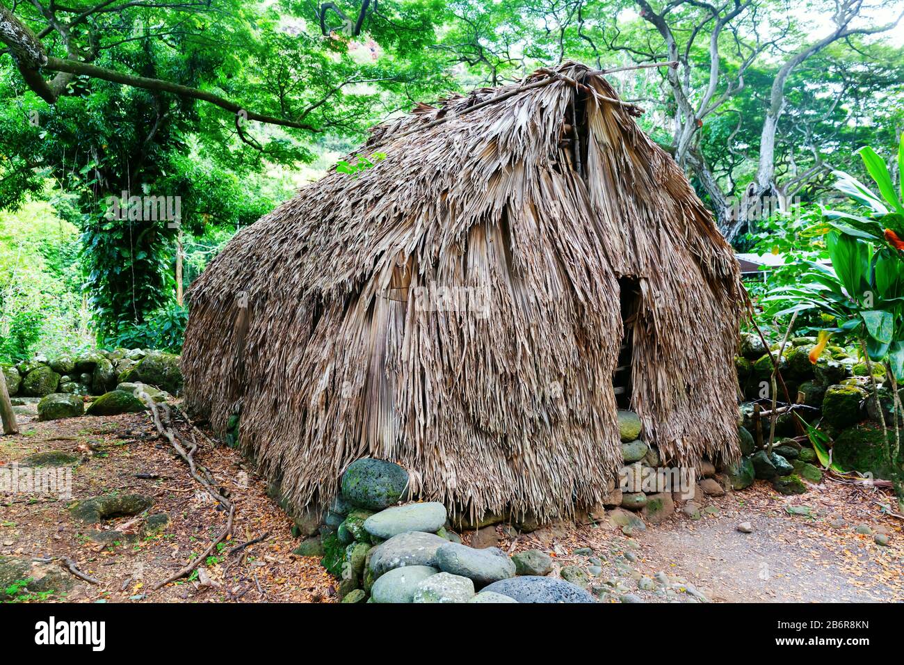 Haleiwa, Oahu, Hawaii, US November 06, 2019 traditional Hawaiian