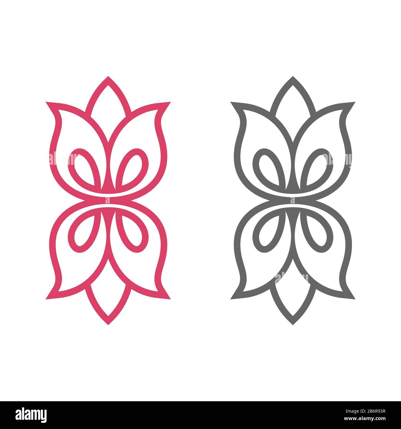 Lotus Flower Ornamental Logo Template Illustration Design. Vector EPS ...