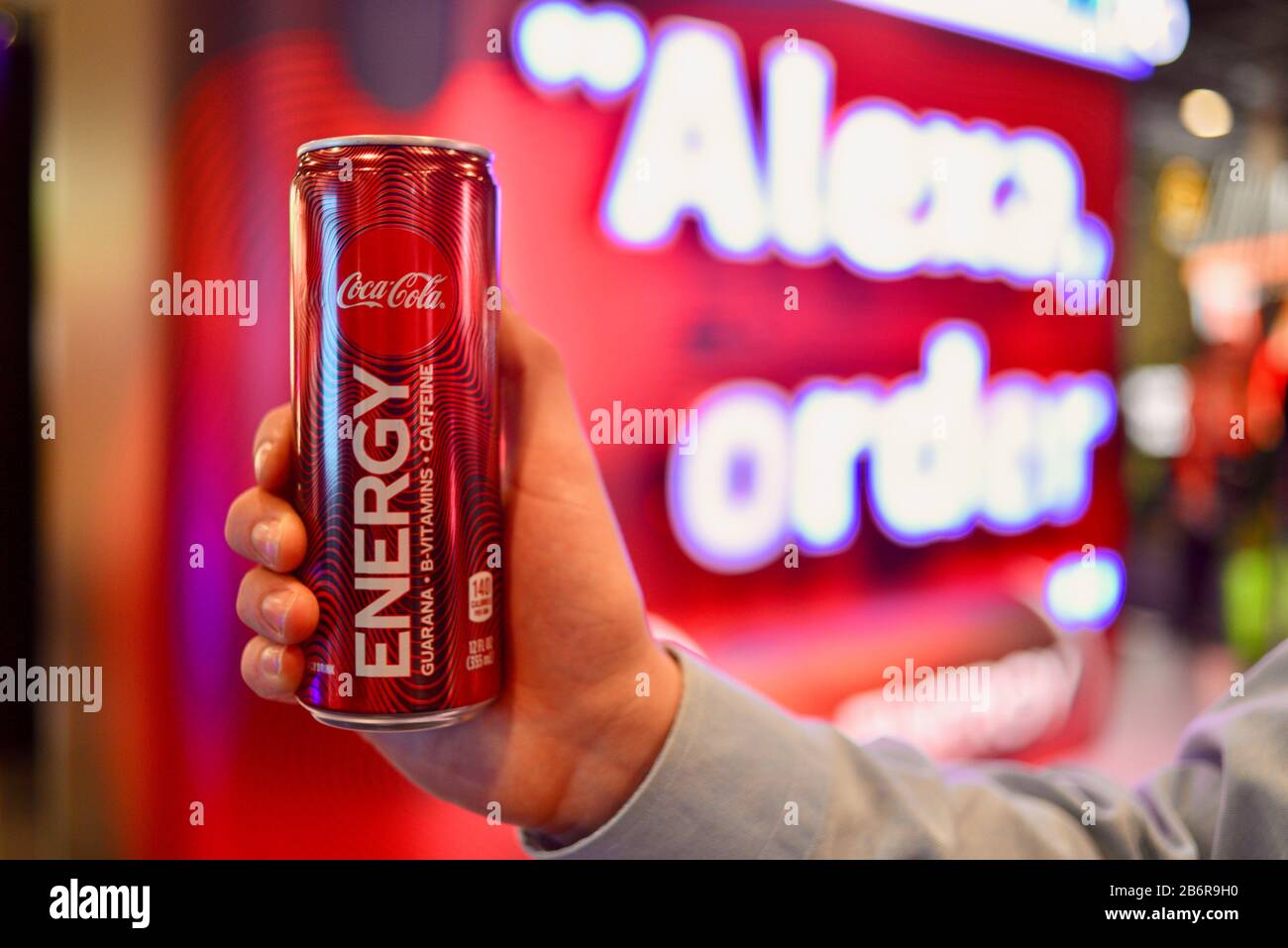 CocaCola Energy Drink launched at CES, where show attendees placed
