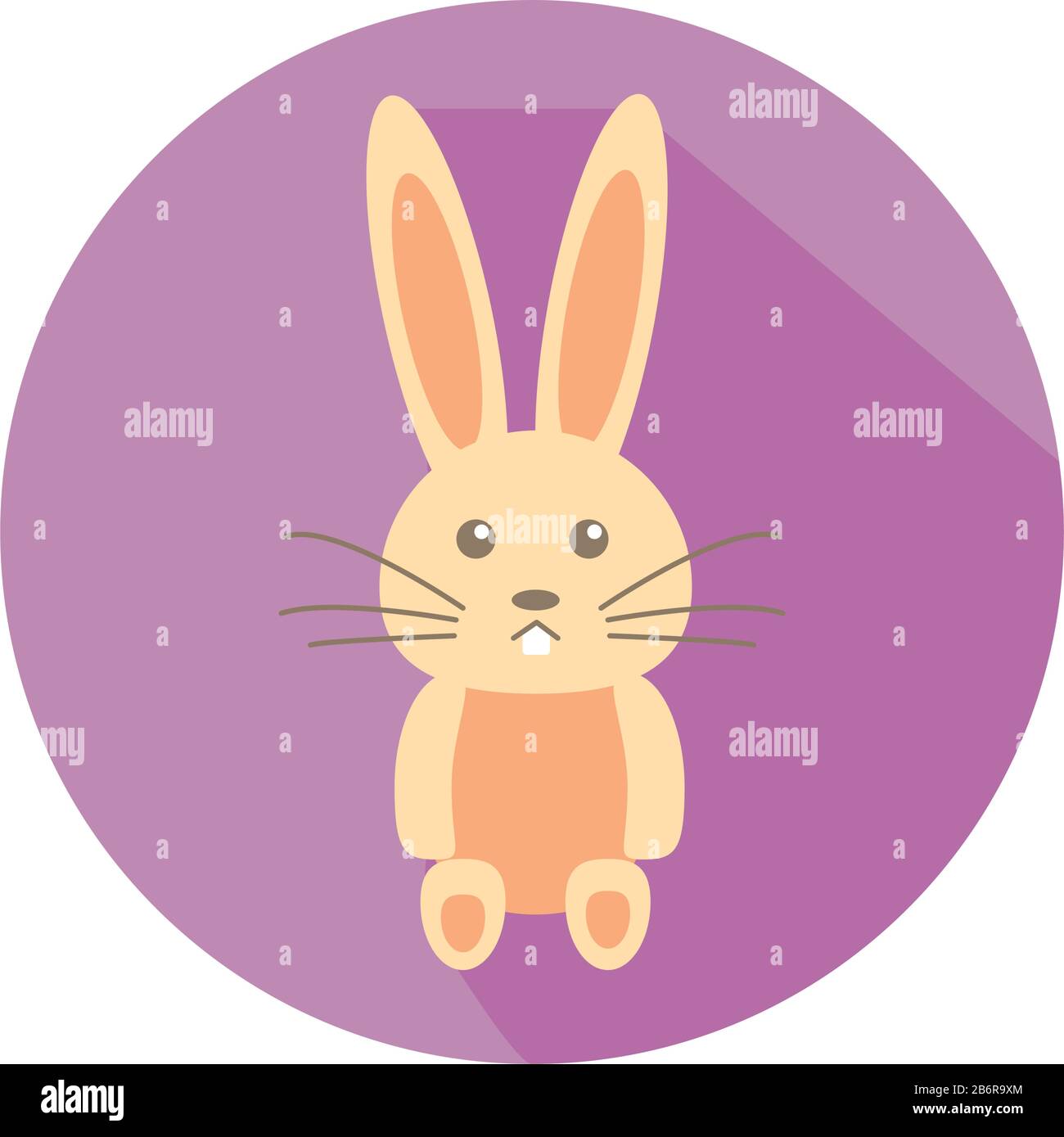 rabbit stuffed child toy block style icon Stock Vector Image & Art - Alamy