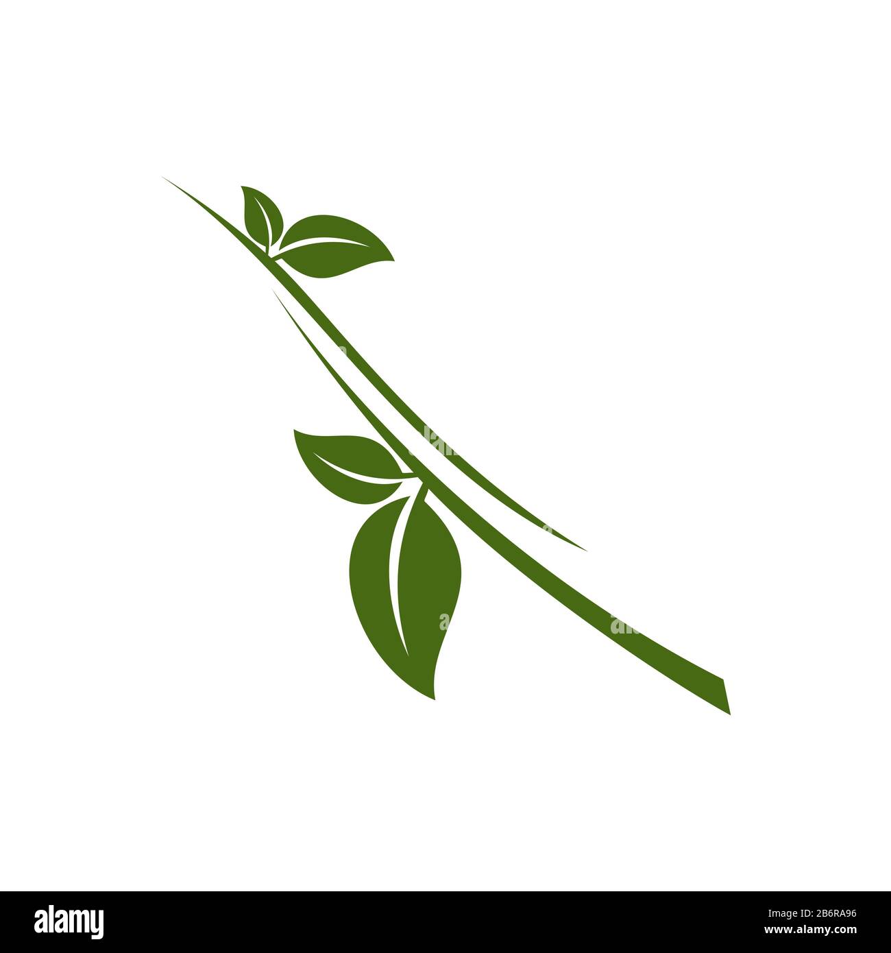 Green Leaf Growth Logo Template Illustration Design. Vector EPS 10 ...