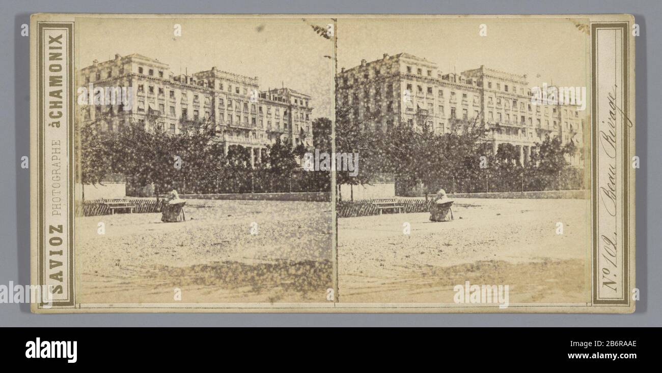 Gezicht Op Het Beau Rivage Palace Te Lausanne View Of The Beau Rivage Palace To Lausanne Object Type Stereo Picture Item Number Rp F F07947 Inscriptions Brands Name Recto Printed Savioz A Chamonix