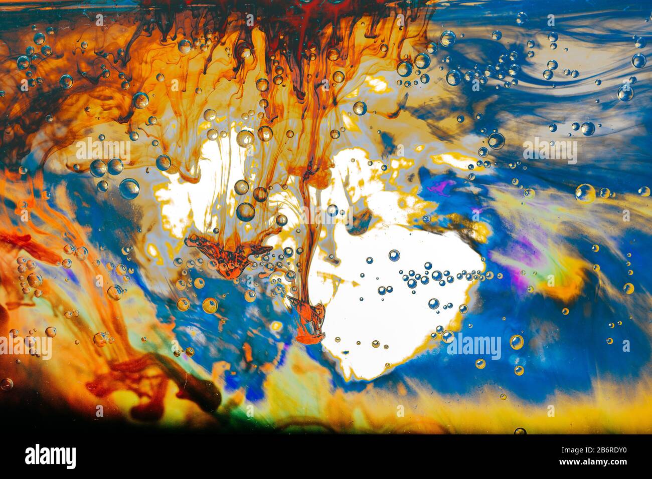 Abstract background from dense paint dissolve in water Stock Photo Alamy