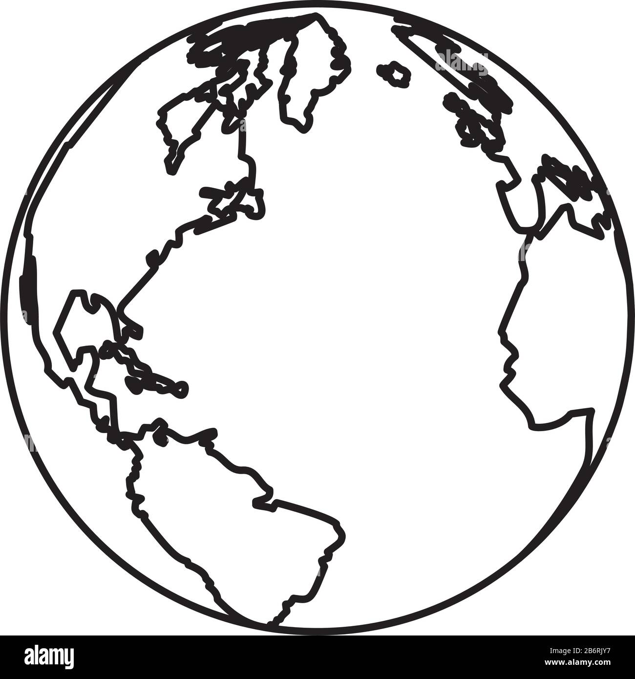 world planet earth isolated icon Stock Vector Image & Art - Alamy