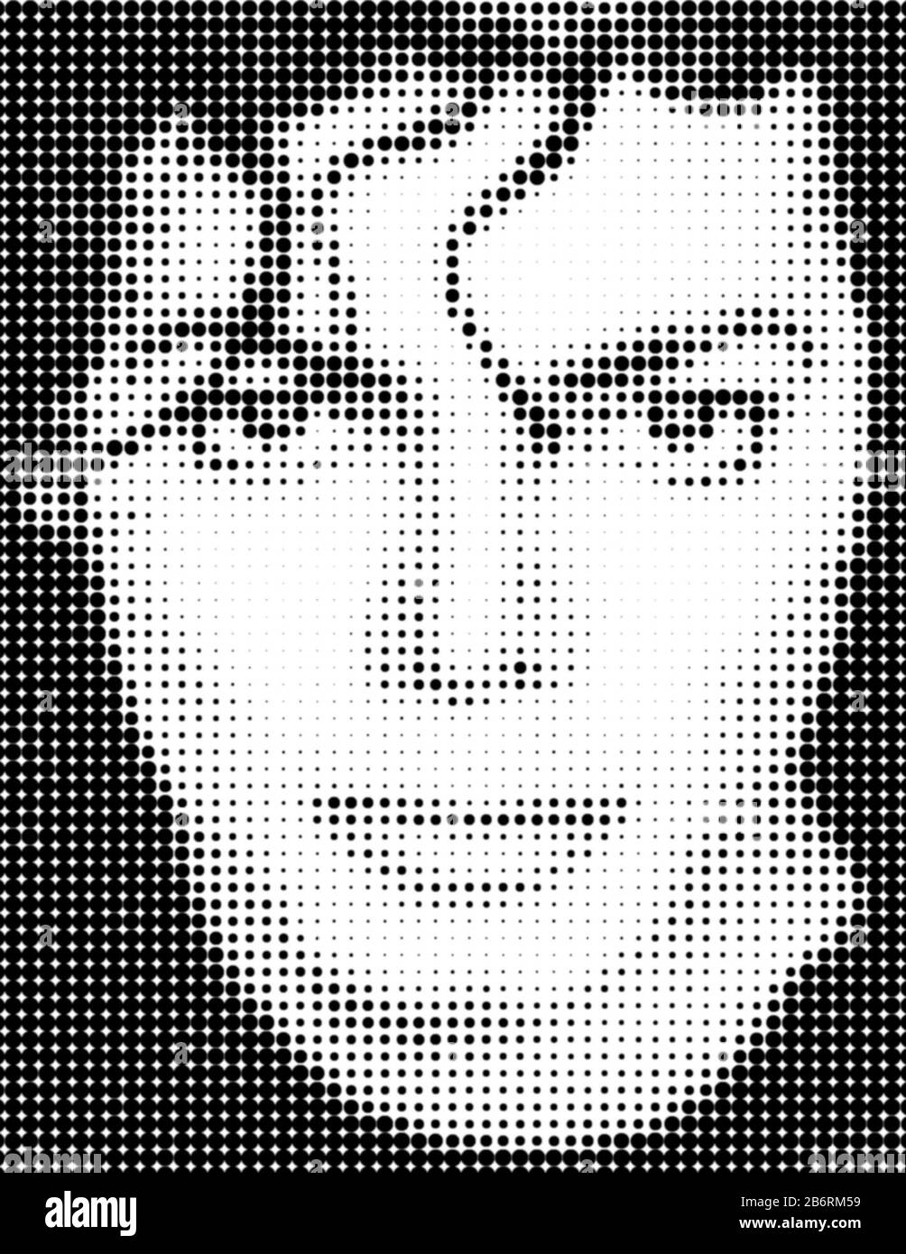 Editorial Illustration of Michael Jackson Pop Art Stock Photo