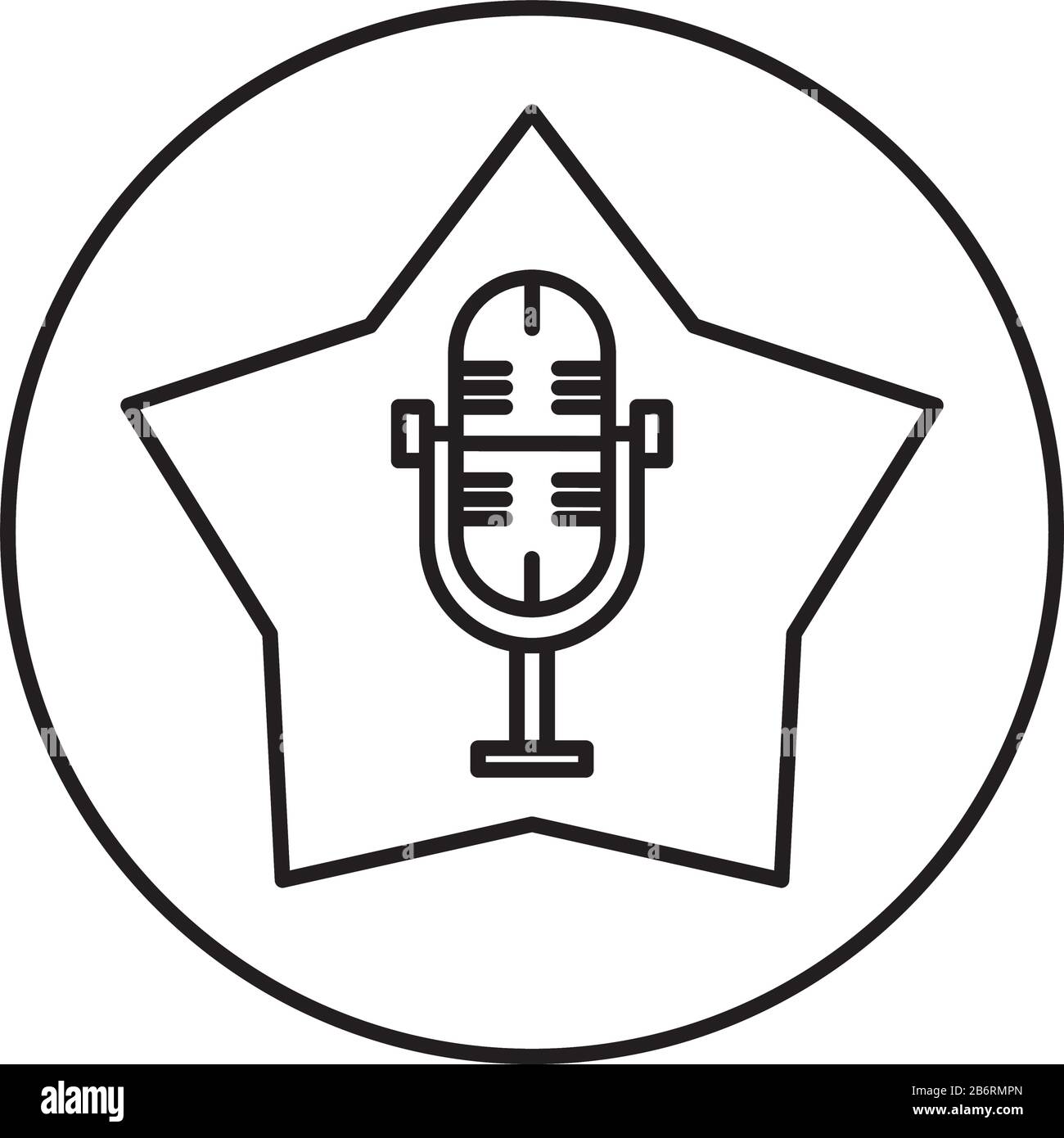 News station mic Black and White Stock Photos & Images - Alamy