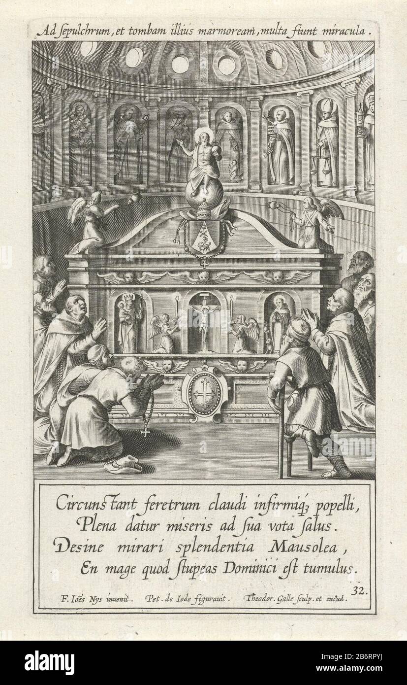 Graftombe van de heilige Dominicus Leven en mirakels van de heilige ...