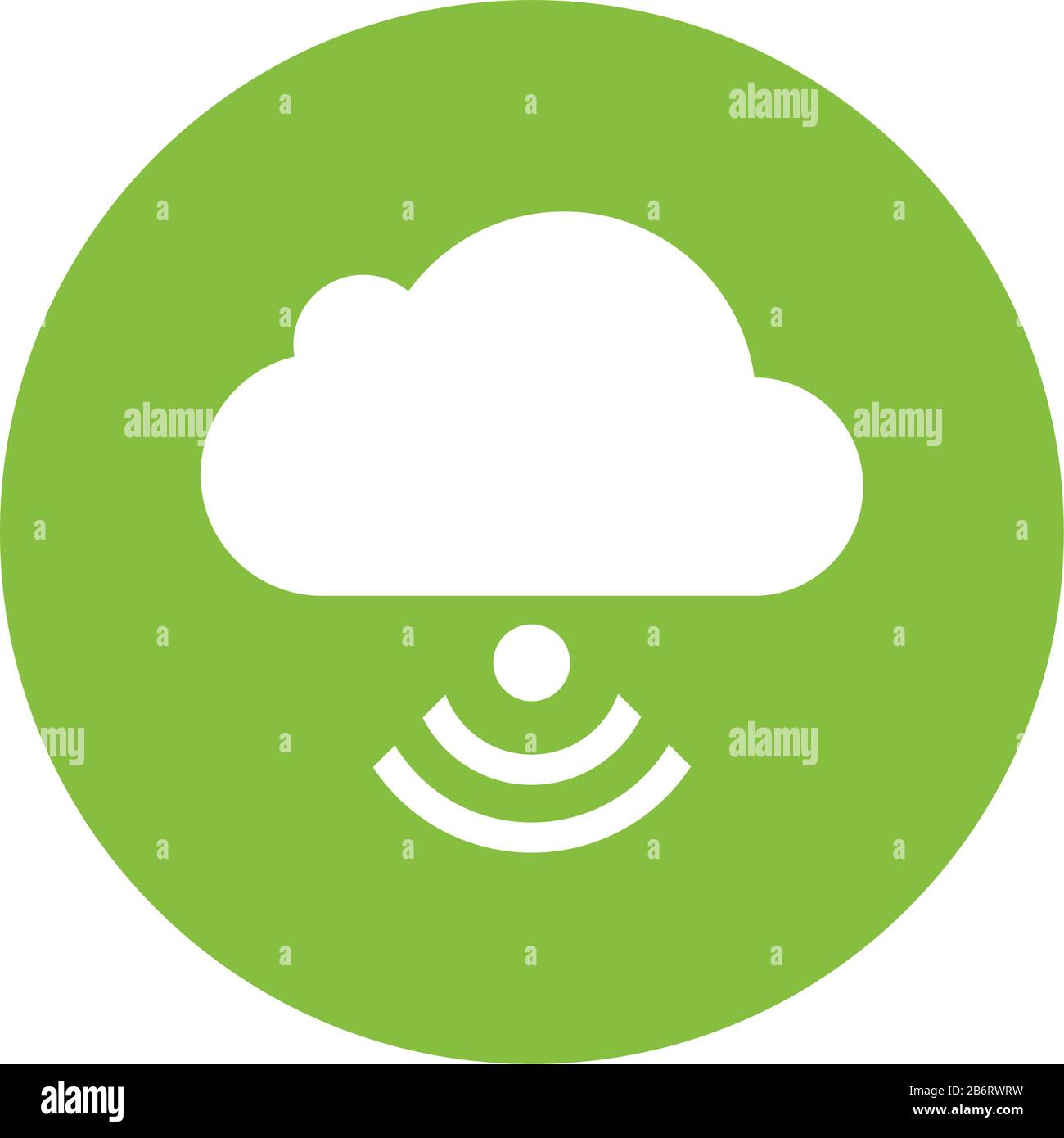 cloud computing with wifi signal Stock Vector Image & Art - Alamy