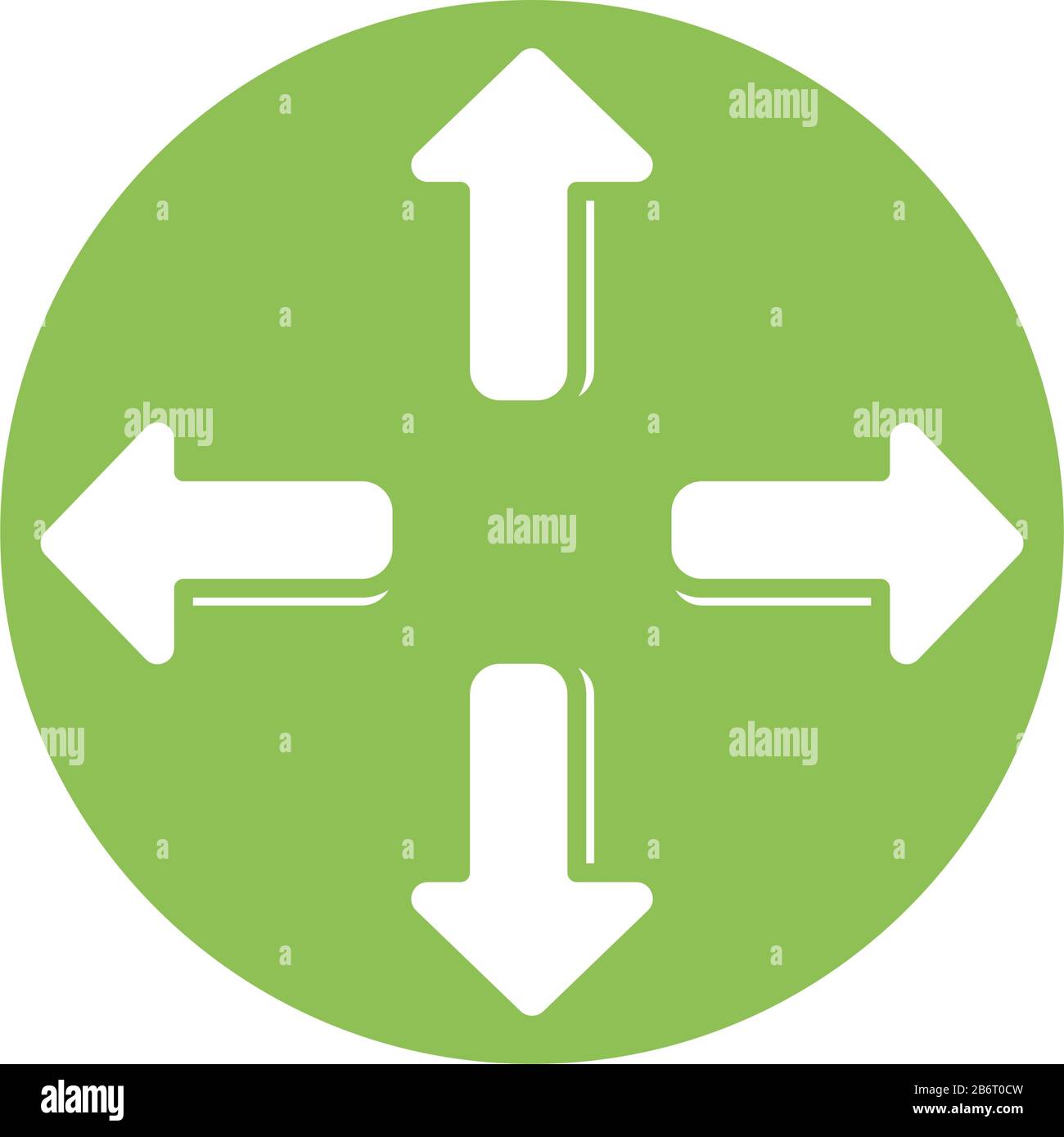 Arrow left right four north south east west equivalent same Cut Out