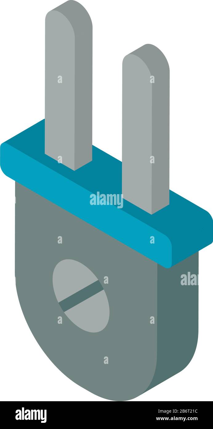 energy connector plug isolated icon Stock Vector Image & Art - Alamy