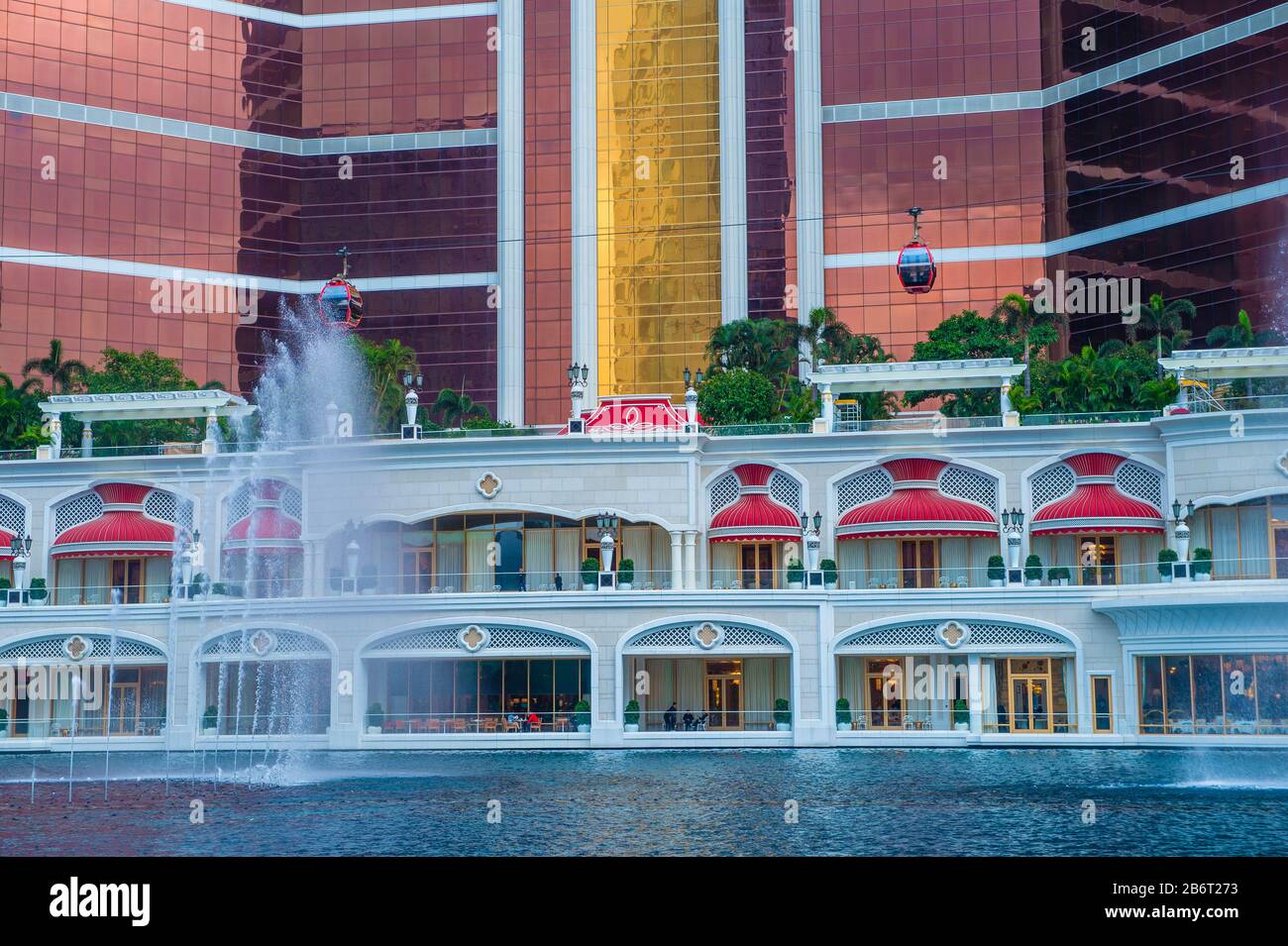 The Wynn palace Hotel and casino in Macau Stock Photo